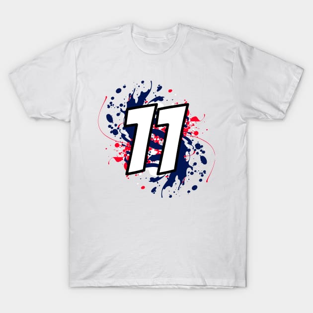 Perez Driver Number T-Shirt by GreazyL